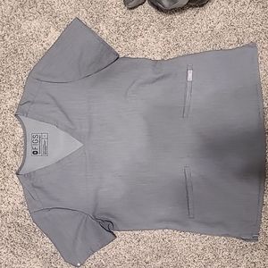 Figs Casma Three-pocket scrub top size Small Graphite
